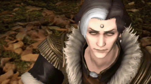 A Close Up Of A Man 'S Face With A Third Eye On His Forehead GIF