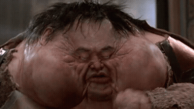 A Close Up Of A Man 'S Face With A Very Large Nose GIF