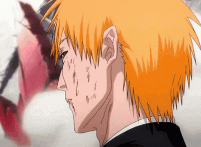 A Close Up Of A Man 'S Face With Blood Coming Out Of His Mouth . GIF