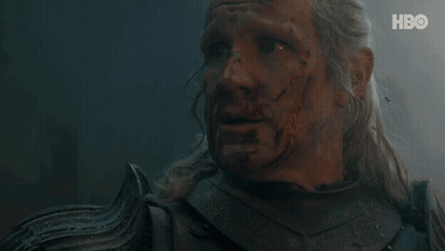 A Close Up Of A Man 'S Face With Blood Coming Out Of It . GIF