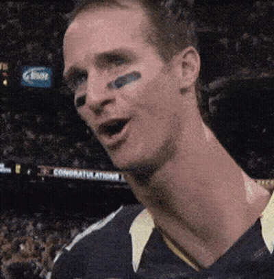 A Close Up Of A Man 'S Face With Congratulations Written On The Bottom GIF