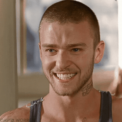 A Close Up Of A Man 'S Face With David Worrell Written On The Bottom Right GIF