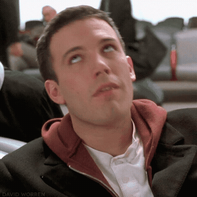 A Close Up Of A Man 'S Face With David Worren Written On The Bottom Right GIF
