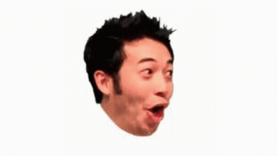 A Close Up Of A Man 'S Face With His Mouth Open And A Surprised Look On His Face . GIF