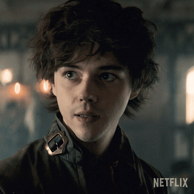 A Close Up Of A Man 'S Face With Netflix Written On The Bottom GIF