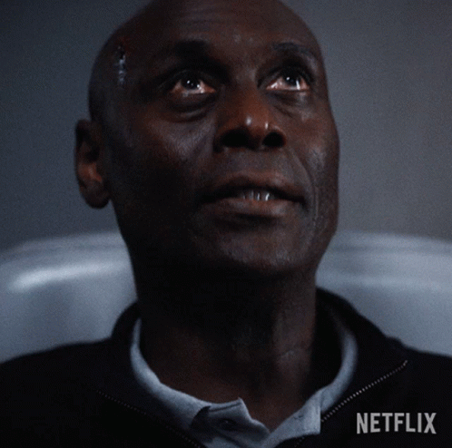A Close Up Of A Man 'S Face With Netflix Written On The Bottom GIF