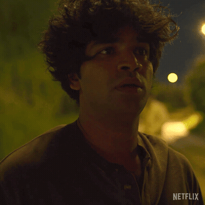A Close Up Of A Man 'S Face With Netflix Written On The Bottom GIF