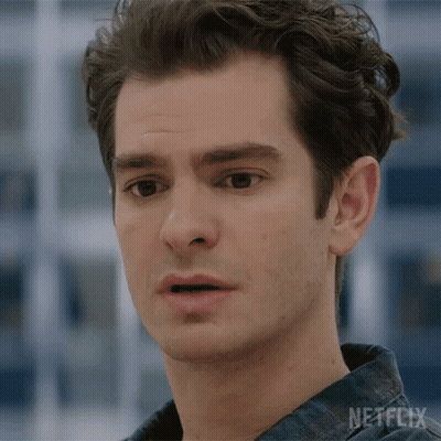 A Close Up Of A Man 'S Face With Netflix Written On The Bottom Right GIF