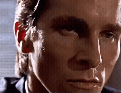 A Close Up Of A Man 'S Face With Sweat Coming Out Of His Nose And Ear . GIF