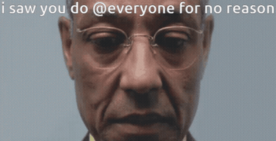 A Close Up Of A Man 'S Face With The Caption I Saw You Do Everyone For No Reason GIF