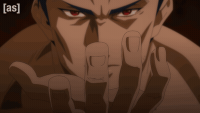 A Close Up Of A Man 'S Face With The Letters As Visible GIF