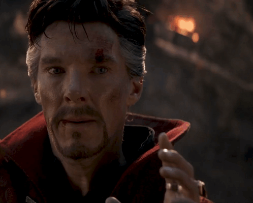 A Close Up Of A Man 'S Face With The Letters Rm Above Him GIF