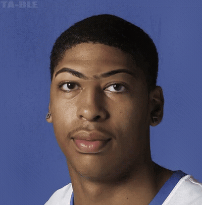 A Close Up Of A Man 'S Face With The Ta-Ble Logo In The Background GIF