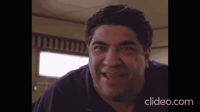A Close Up Of A Man 'S Face With The Website Clideo.com In The Corner GIF