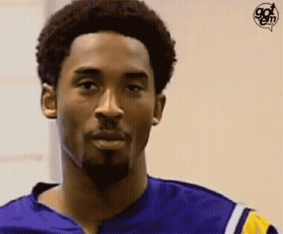 A Close Up Of A Man 'S Face With The Word Got Em On The Bottom Left GIF
