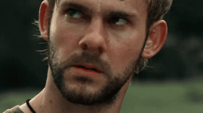 A Close Up Of A Man 'S Face With The Word Guys Written Below Him GIF
