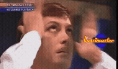 A Close Up Of A Man 'S Face With The Words Bassmaster On The Bottom Right GIF