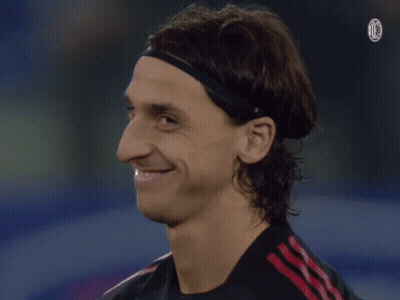 A Close Up Of A Man 'S Face With The Words Futball Karim Below Him GIF