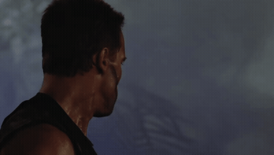 A Close Up Of A Man 'S Face With The Words If It Bleeds Below It GIF