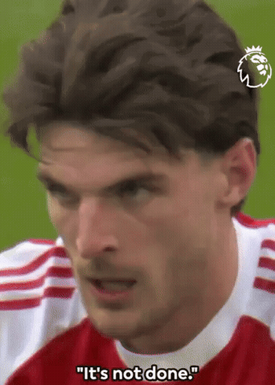 A Close Up Of A Man 'S Face With The Words `` It 'S Not Done '' Written On The Bottom . GIF