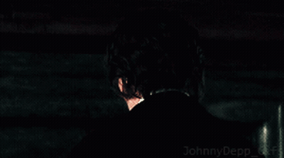 A Close Up Of A Man 'S Face With The Words Johnny Depp Gifs On The Bottom Right GIF