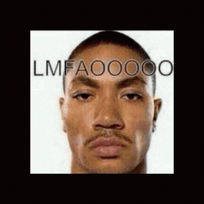 A Close Up Of A Man 'S Face With The Words Lmfaoooo On It GIF