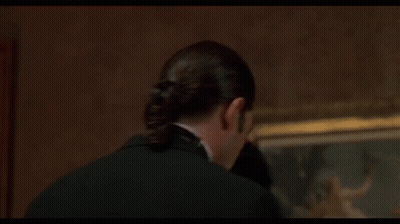 A Close Up Of A Man 'S Face With The Words Misbehave Written On His Face . GIF