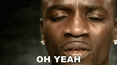 A Close Up Of A Man 'S Face With The Words Oh Yeah Written Next To Him GIF