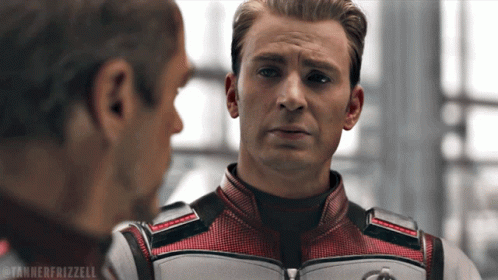 A Close Up Of A Man 'S Face With The Words Tannerfrizzell On The Bottom Right GIF