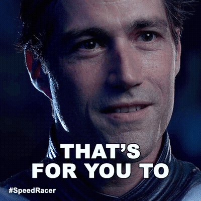 A Close Up Of A Man 'S Face With The Words That 'S For You To On The Bottom GIF