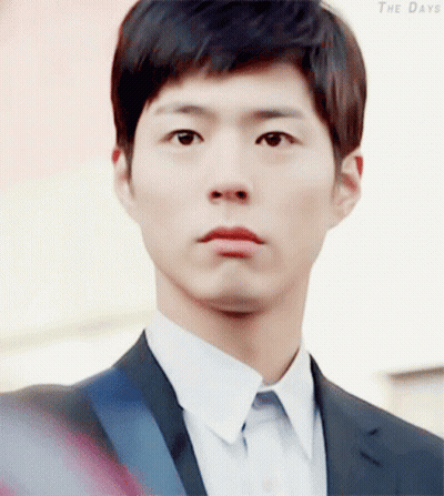 A Close Up Of A Man 'S Face With The Words " The Days " On The Bottom GIF