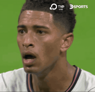 A Close Up Of A Man 'S Face With The Words Tvp Sports On The Bottom Right GIF