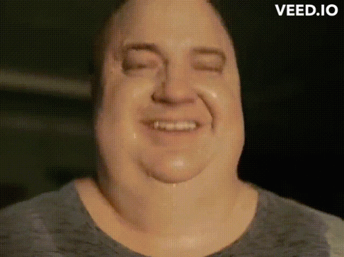 A Close Up Of A Man 'S Face With The Words Veed.io Below Him GIF