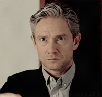 A Close Up Of A Man 'S Face With The Words Watsonsdick Visible GIF