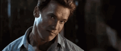 A Close Up Of A Man 'S Face With The Words Yep Written In The Corner . GIF