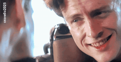 A Close Up Of A Man 'S Face With The Year 2025 On The Bottom Left GIF