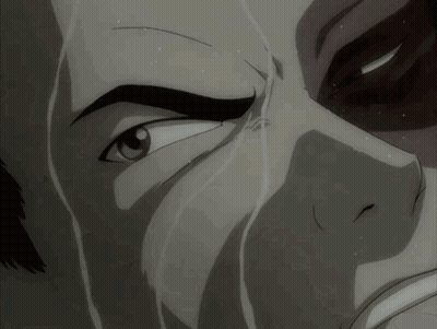 A Close Up Of A Man 'S Face With Water Running Down His Face GIF