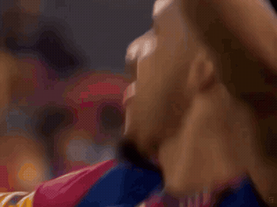 A Close Up Of A Man 'S Head With A Blurry Background GIF