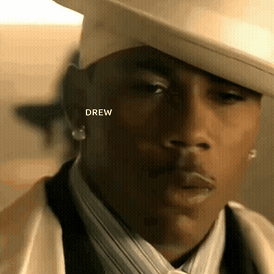 A Close Up Of A Man Wearing A Hat And Suit . GIF