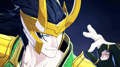 A Close Up Of A Man Wearing A Helmet With Horns GIF