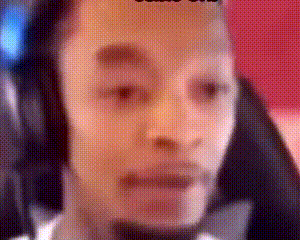 A Close Up Of A Man Wearing Headphones And A Headset . GIF