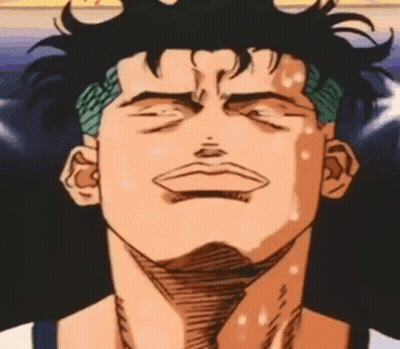 A Close Up Of A Man With His Eyes Closed GIF