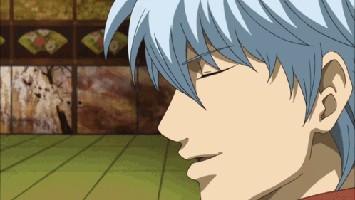 A Close Up Of A Man With His Eyes Closed GIF