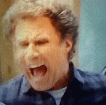 A Close Up Of A Man With His Mouth Open . GIF