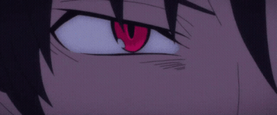 A Close Up Of A Man With Red Eyes GIF