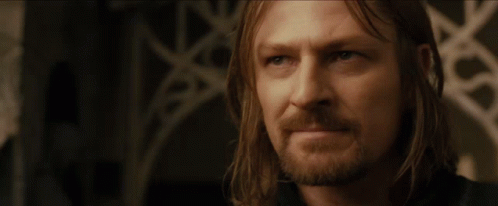 A Close Up Of A Man With The Words If This Is Indeed The Will Of The Council Below Him GIF
