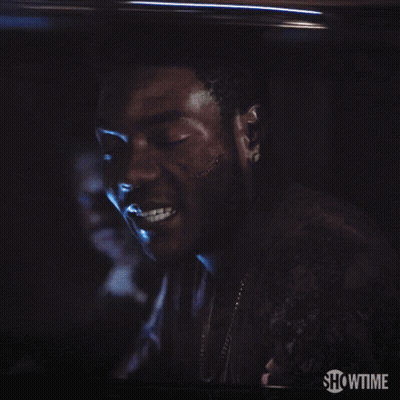 A Close Up Of A Man With The Words Imma Holla At You On The Bottom GIF