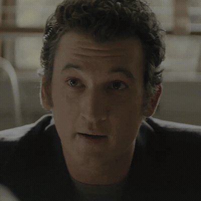A Close Up Of A Man With The Words You 'Re Very Needy Below Him GIF