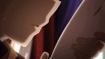 A Close Up Of A Person Holding A Piece Of Paper In Their Hand GIF