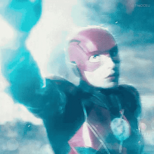 A Close Up Of A Person In A Superhero Suit GIF